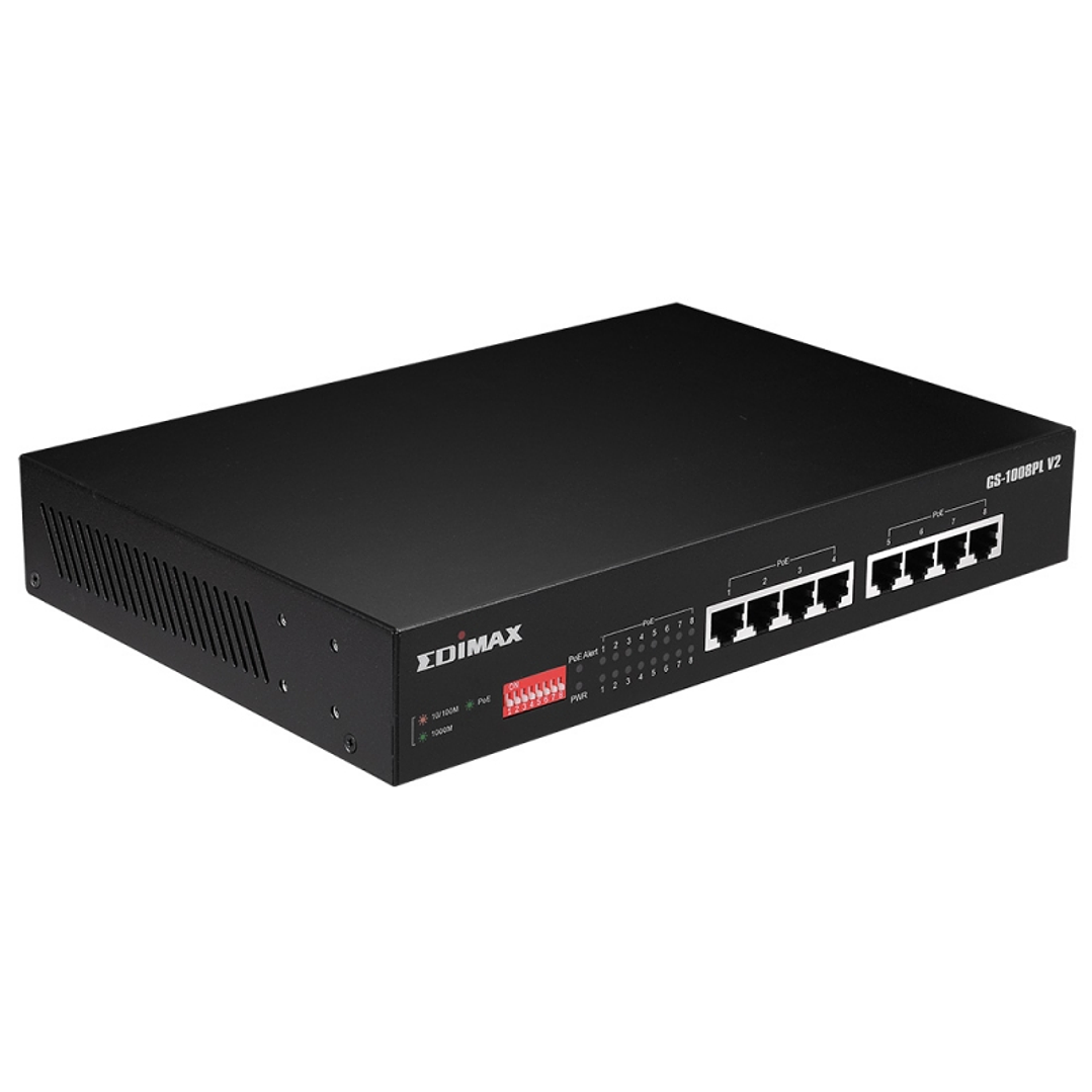 Edimax GS-1008PL V2 Switch 8xGbE PoE+ 3