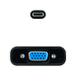 Nanocable Conversor USB-C/M a VGA/H Negro 10cm - Miniatura 3