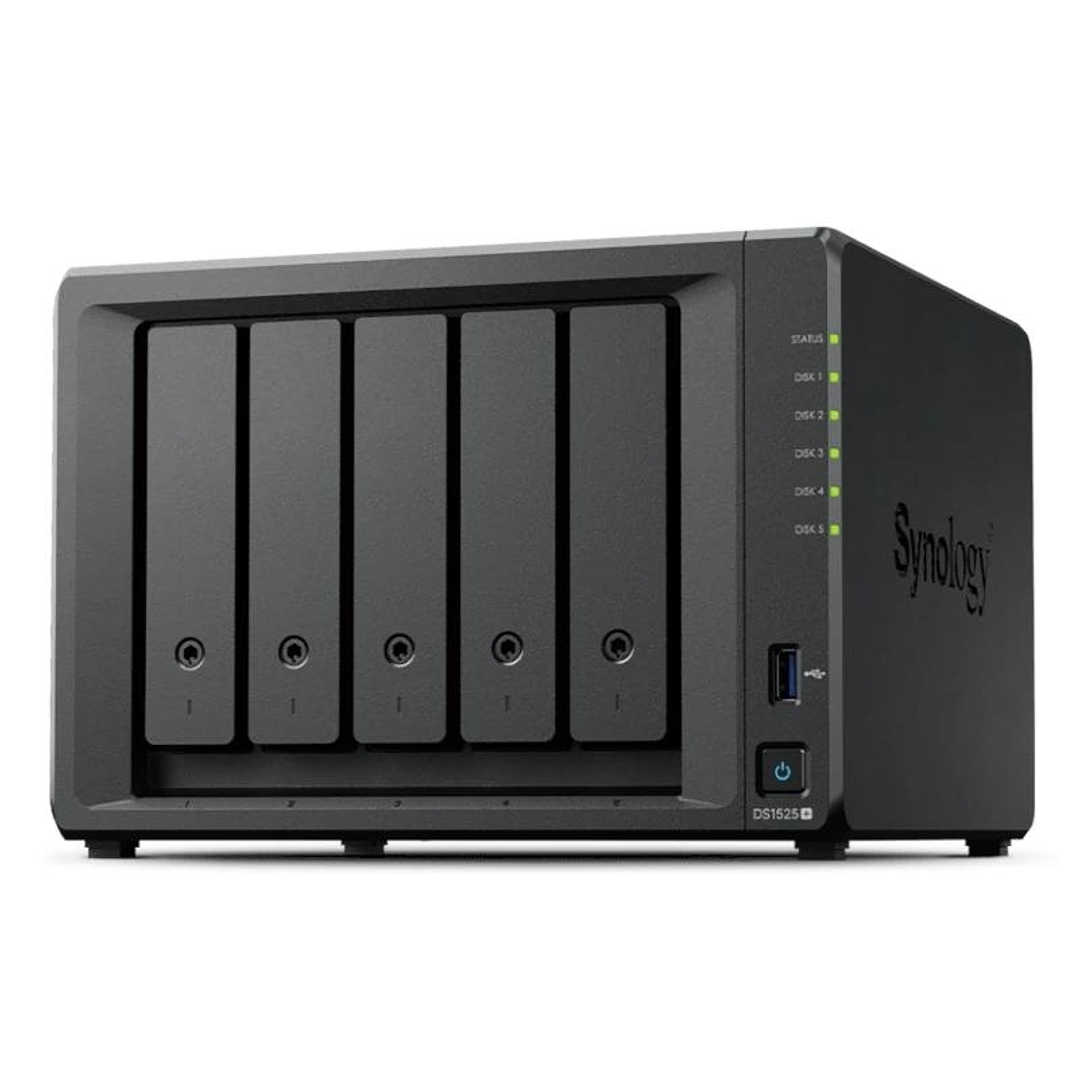 Synology DS1525+ NAS 5Bay DiskStation 2x2.5GbE 1