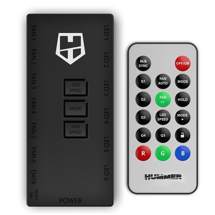 Nox HUMMER R-HUB Controlador ARGB Led/Ref. 1