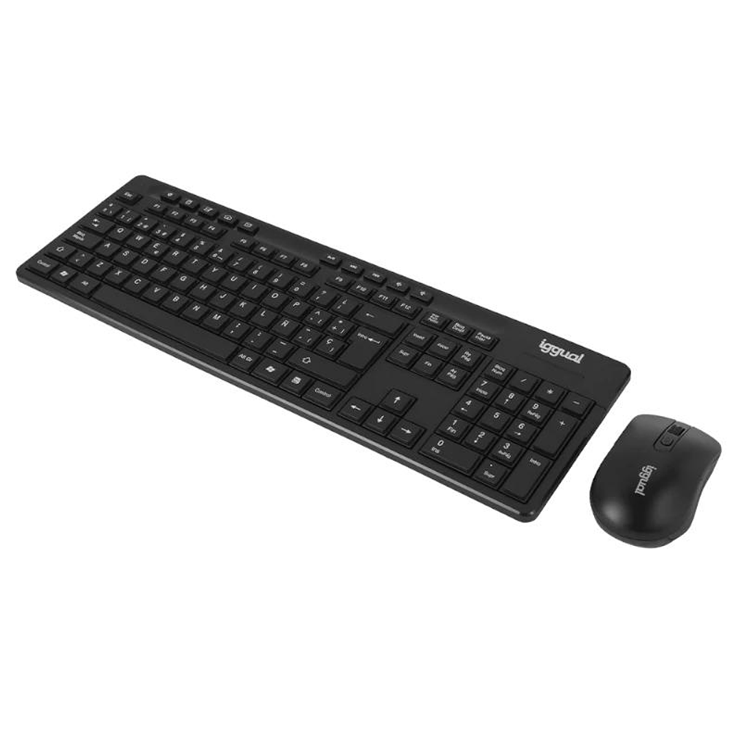 iggual Kit teclado ratón inalámbrico WMK-BUSINESS2 4