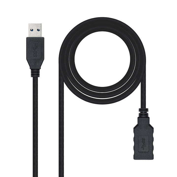 Nanocable Cable USB 3.0 Tipo A M/H  2m 1