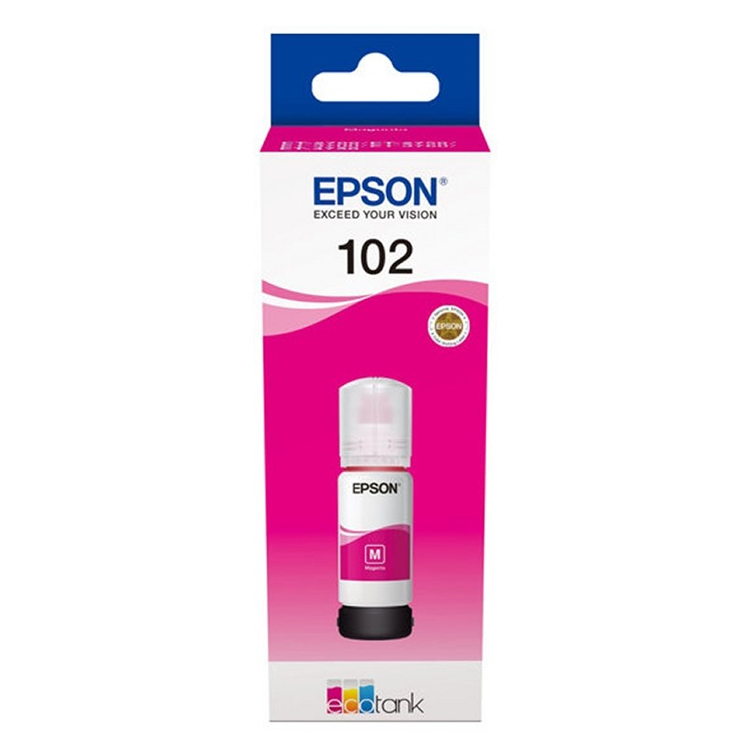 Epson Botella Tinta Ecotank 102 Magenta 1