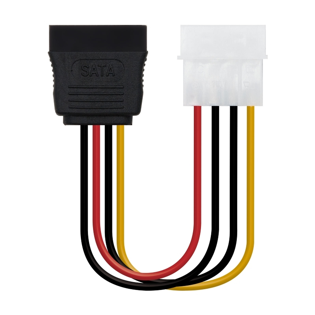 Nanocable Cable SATA, Molex M-SATA/H, 16cm 1