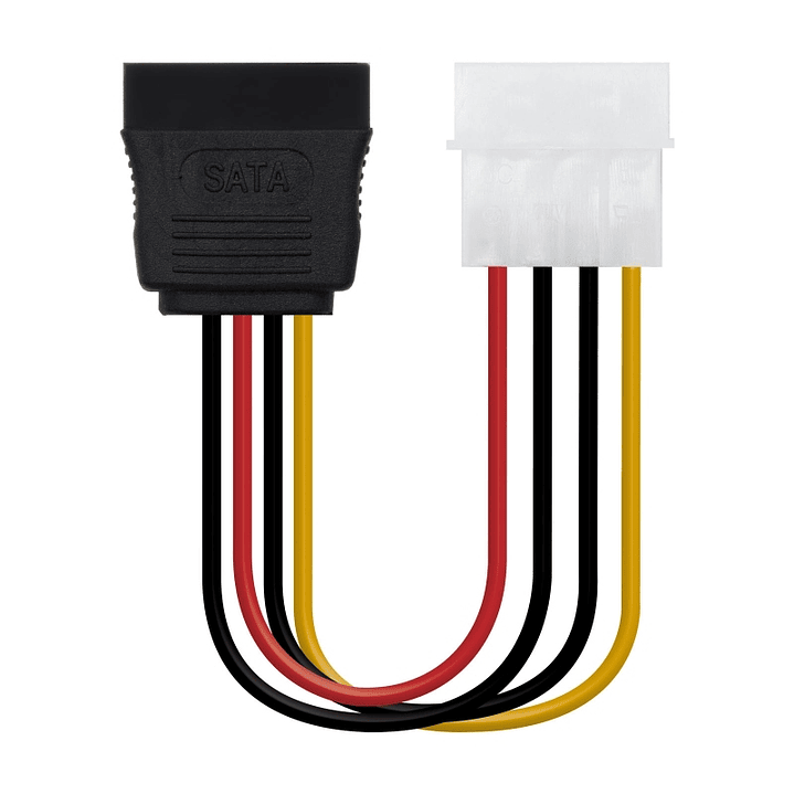 Nanocable Cable SATA, Molex M-SATA/H, 16cm 1