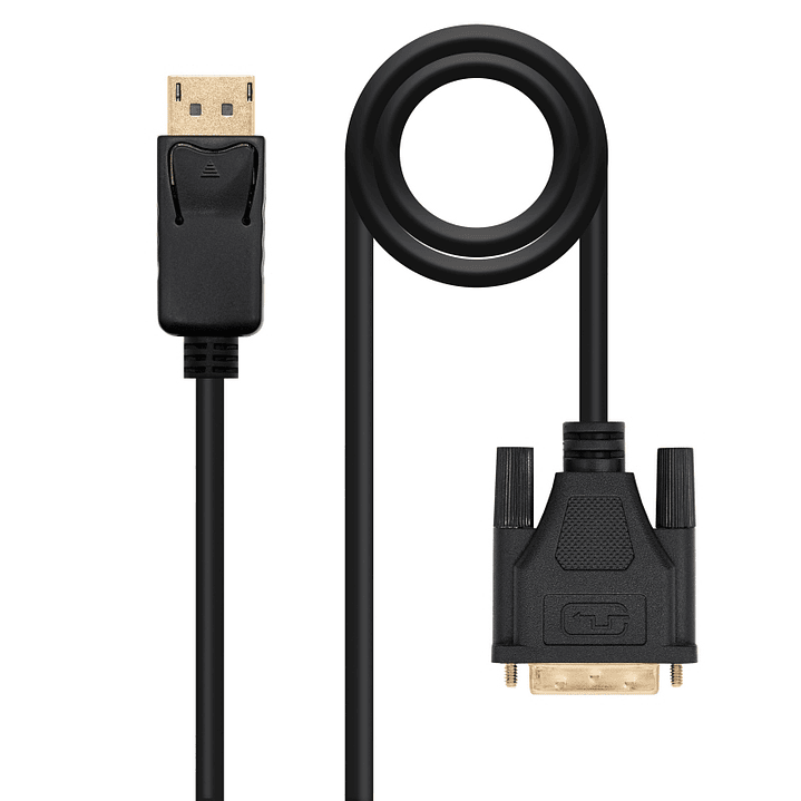Nanocable Cable Conversor DP a DVI 1 M Negro 1