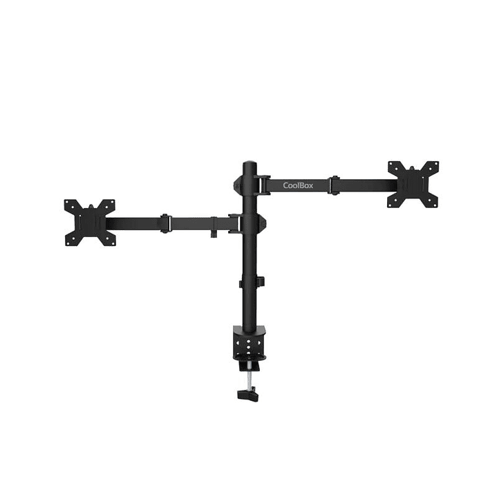 COOLBOX Soporte Monitor+Portátil Monobrazo Acero 2