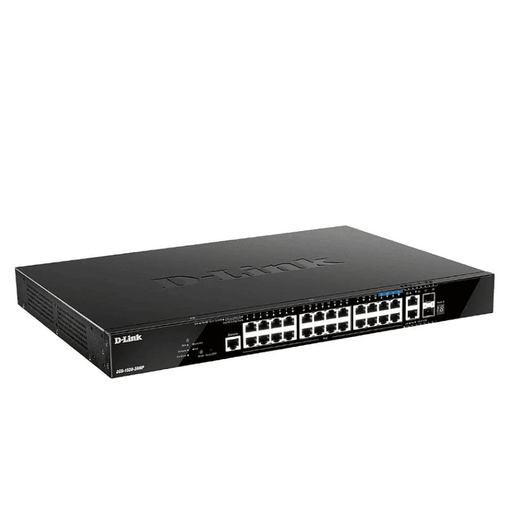 D-Link DGS-1520-28MP/E Switch 20xGbE PoE 2x10 SFP+ 3
