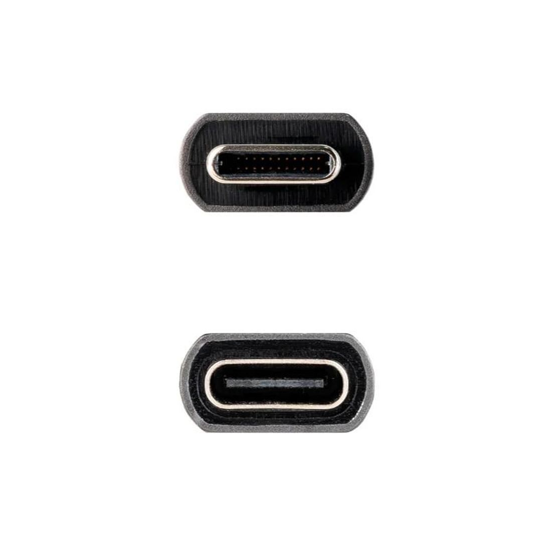 Nanocable Cable USB 3.2 Gen2 USB-C M/H 0,5 M Negro 4