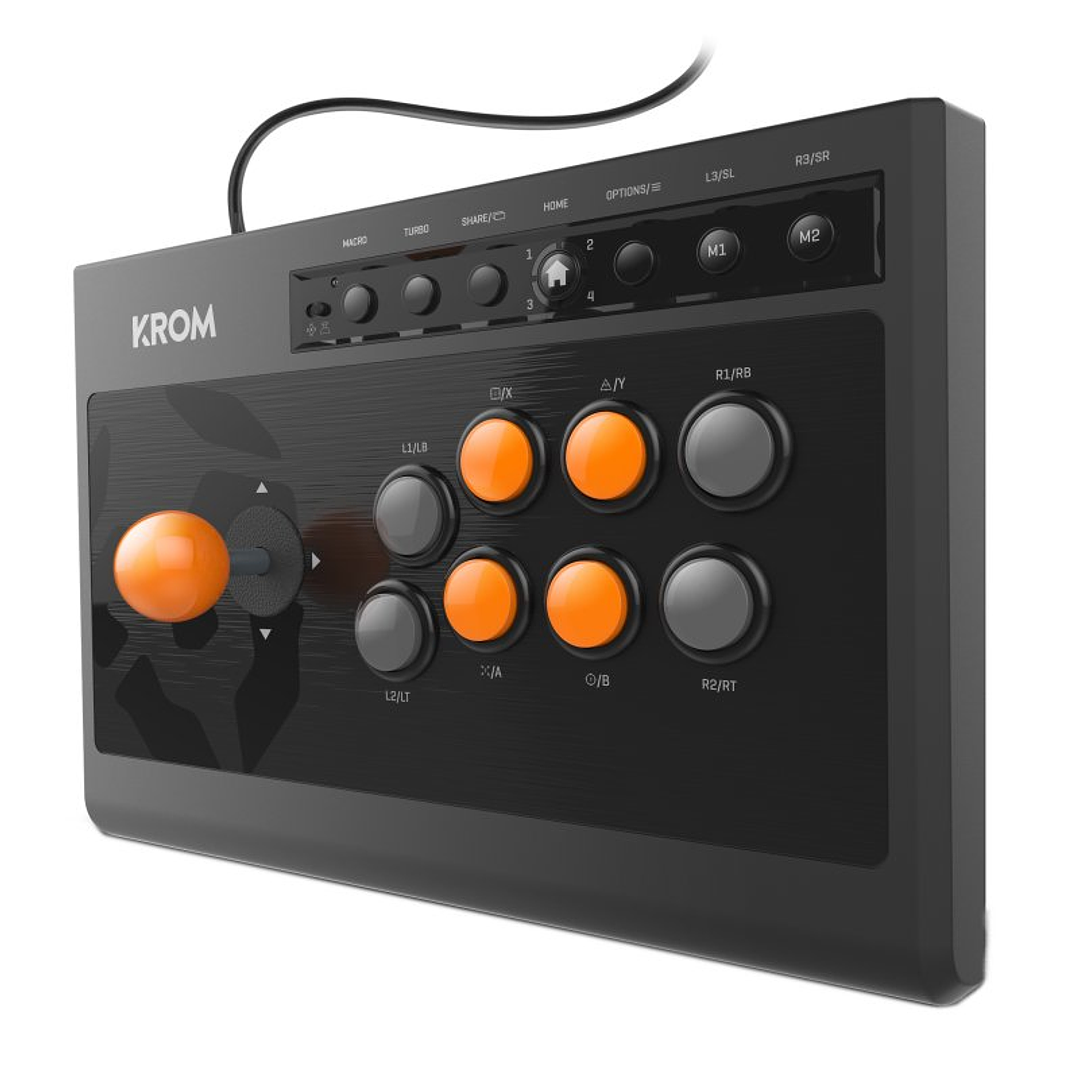 Krom Gamepad Arcade Kumite Multiplataforma 3