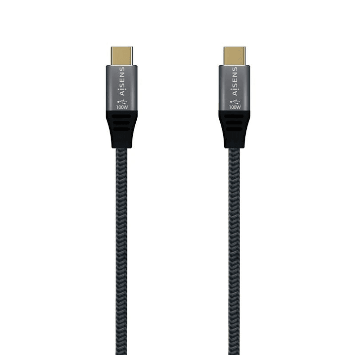 Aisens Cable USB3.2 Gen2X2 5A E-Mark CM-CM Gris 2M 1