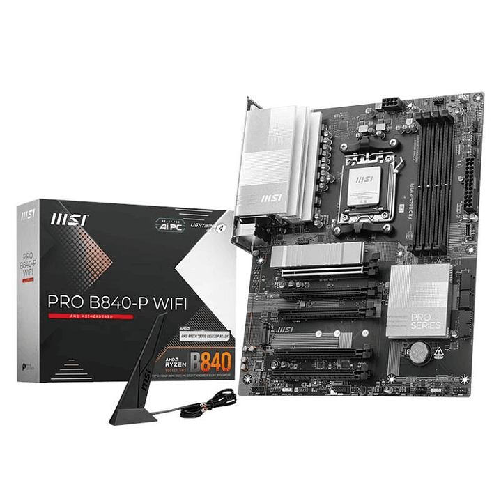 MSI Placa Base PRO B840-P WIFI DDR5 ATX AM5 2