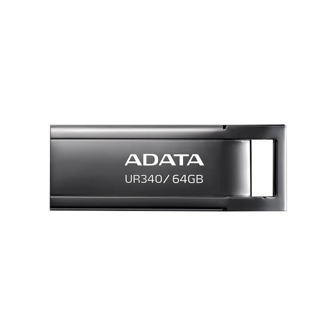 ADATA Lapiz USB UR340 64GB USB 3.2 Metal Black 1