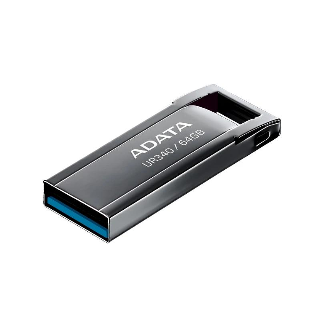 ADATA Lapiz USB UR340 64GB USB 3.2 Metal Black 3