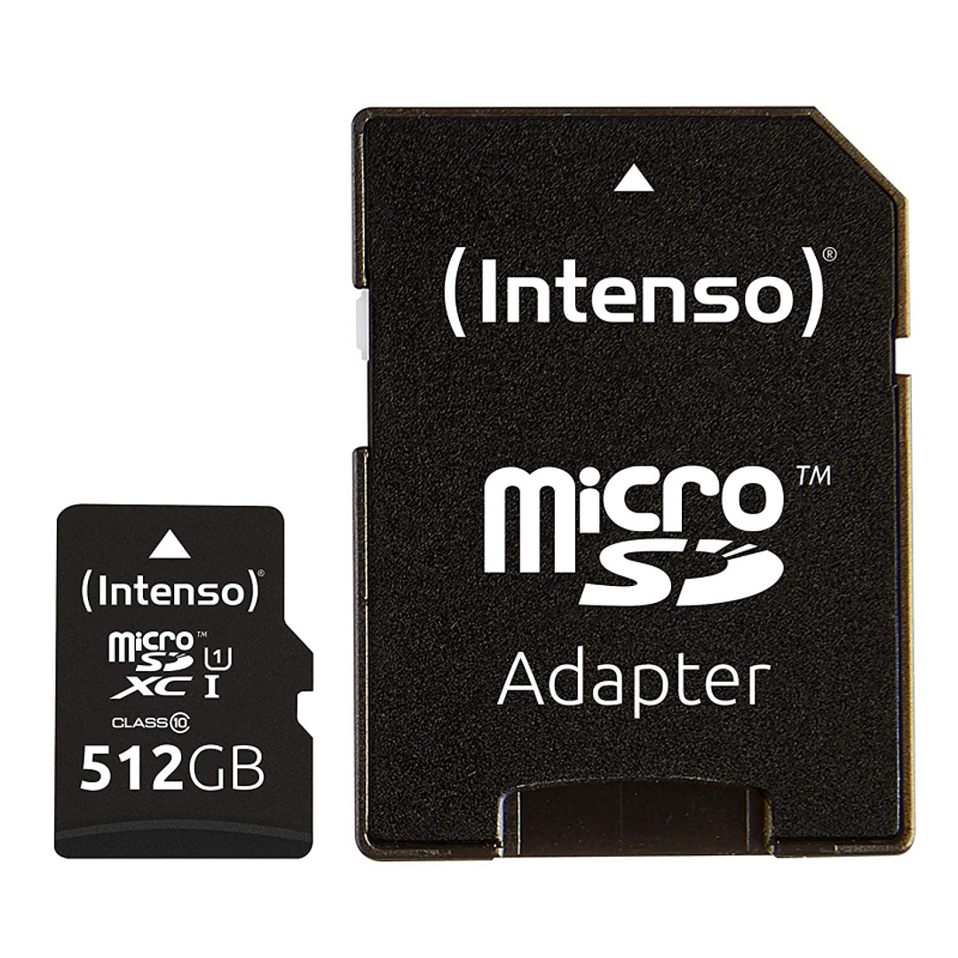 Intenso 3423493 Micro SD UHS-I Premium 512G c/adap 1