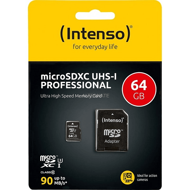 Intenso 3433490 Micro SD UHS-I profesional 64GB 1