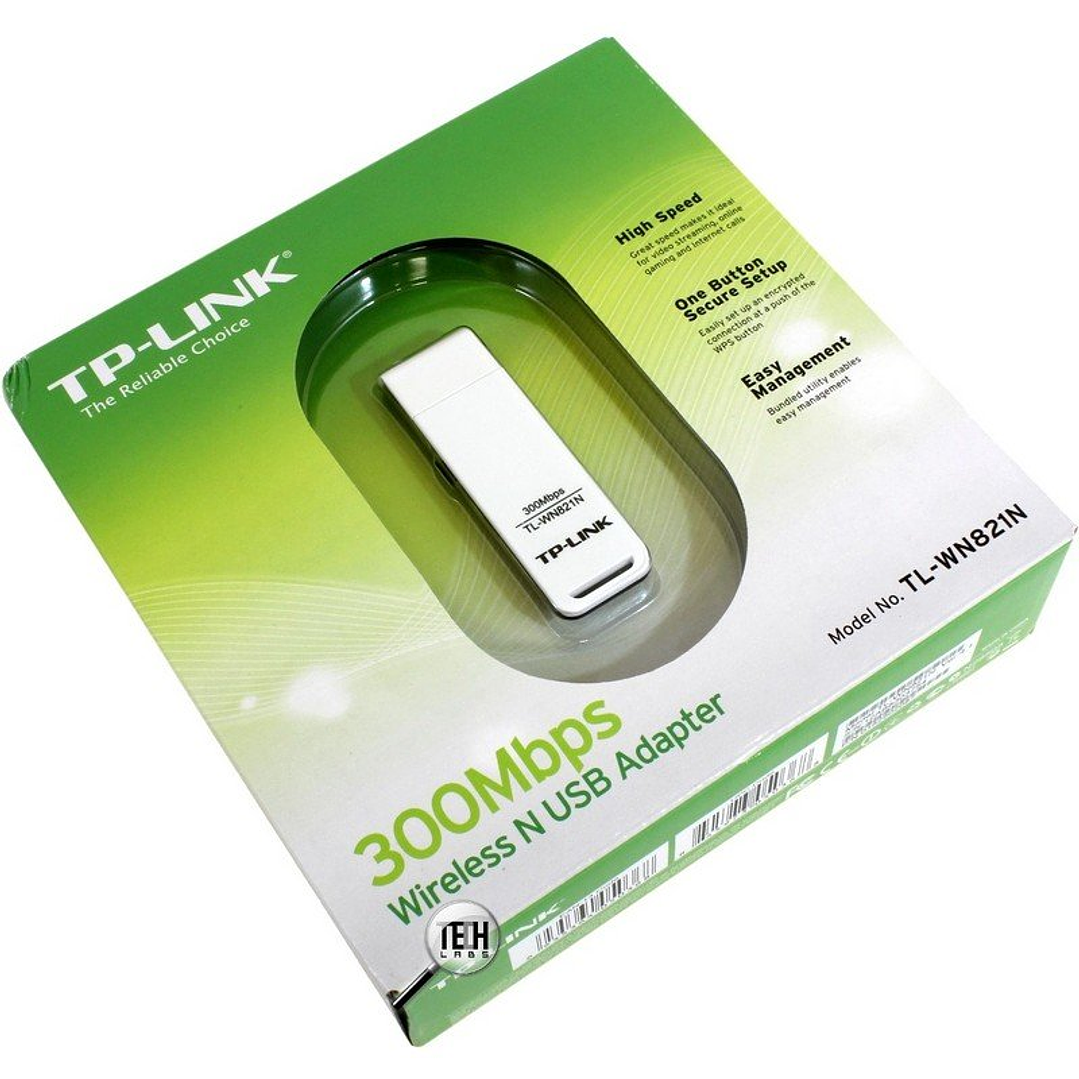 TP-LINK TL-WN821N Tarjeta Red WiFi N300 USB 3