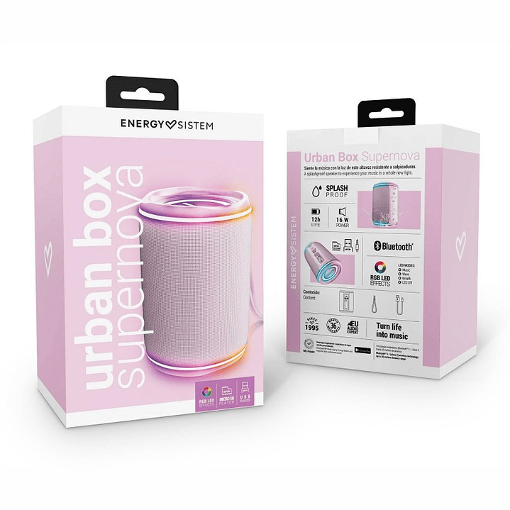 Energy Sistem Urban Box Pink Supernova 4