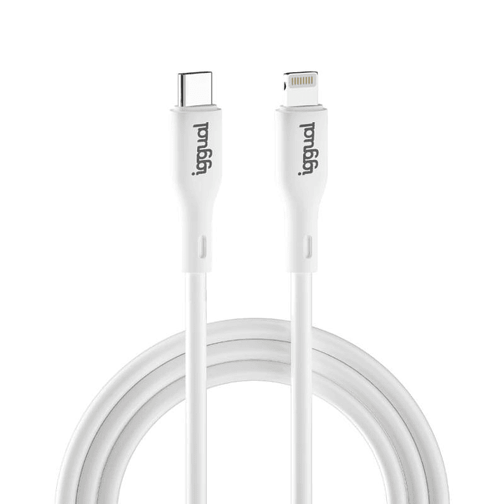 iggual cable USB-C/Lightning 100 cm blanco Q3.0 3A 1