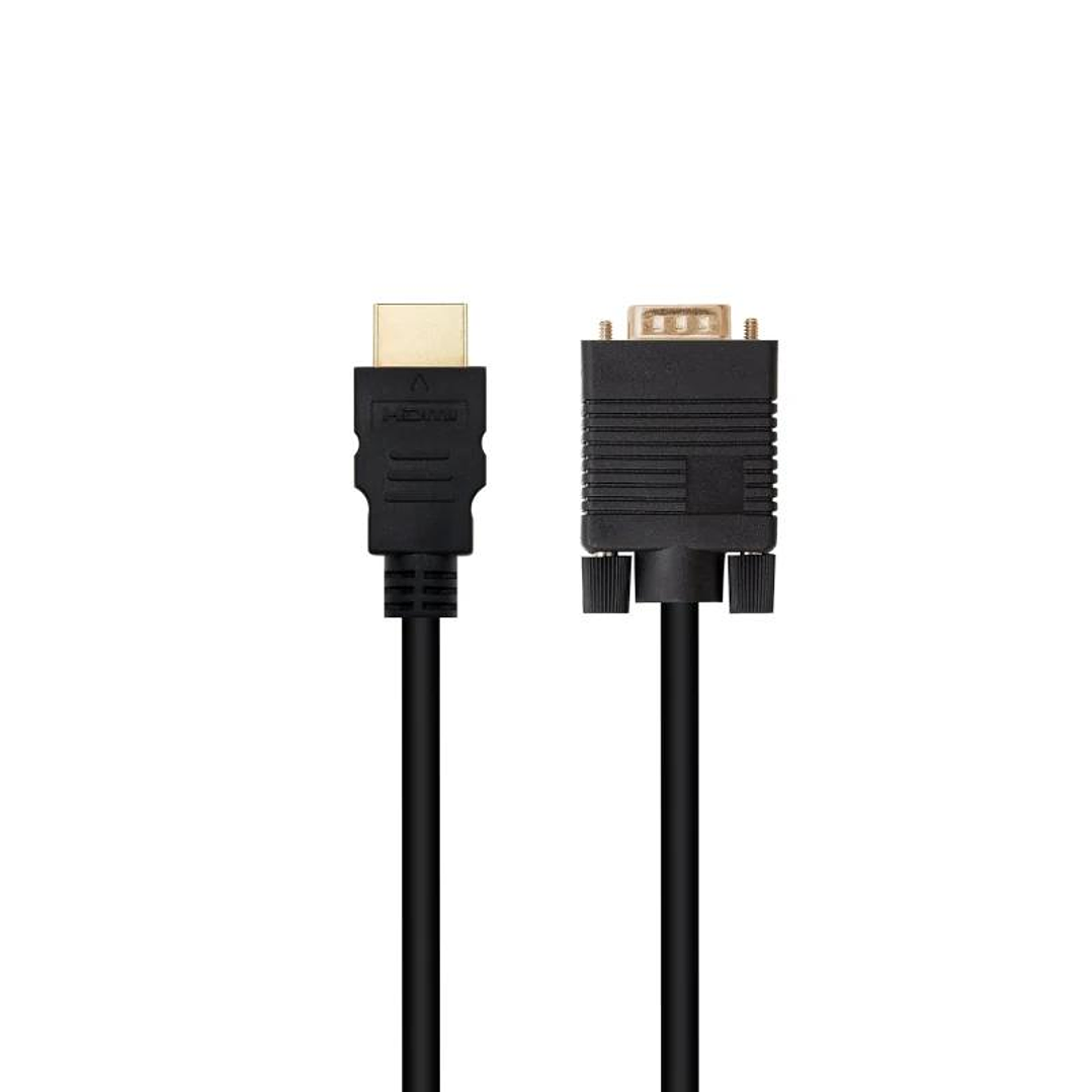 Nanocable Conversor HDMI a VGA M-M, 1.8 m Negro 2