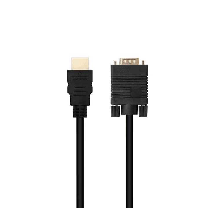 Nanocable Conversor HDMI a VGA M-M, 1.8 m Negro 2