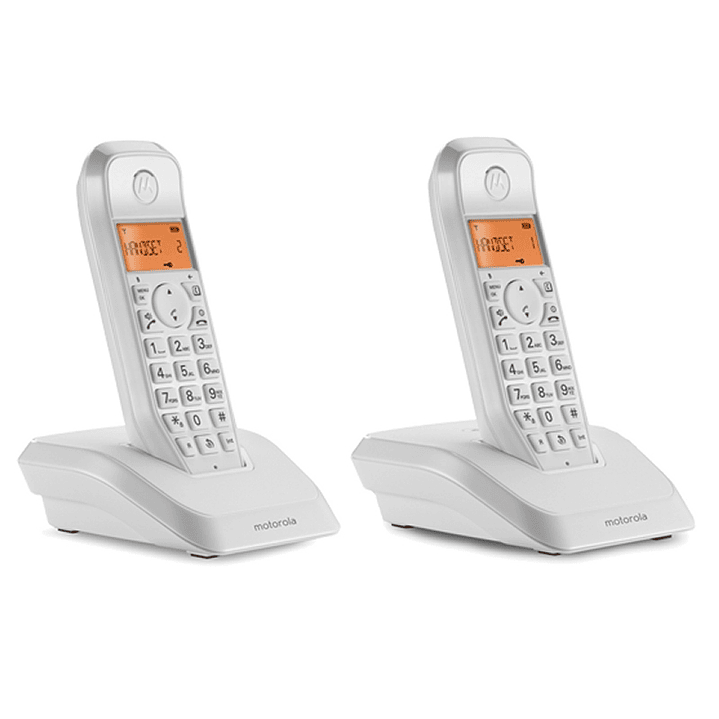 MOTOROLA S1202 Telefono DECT DUO Blanco 1