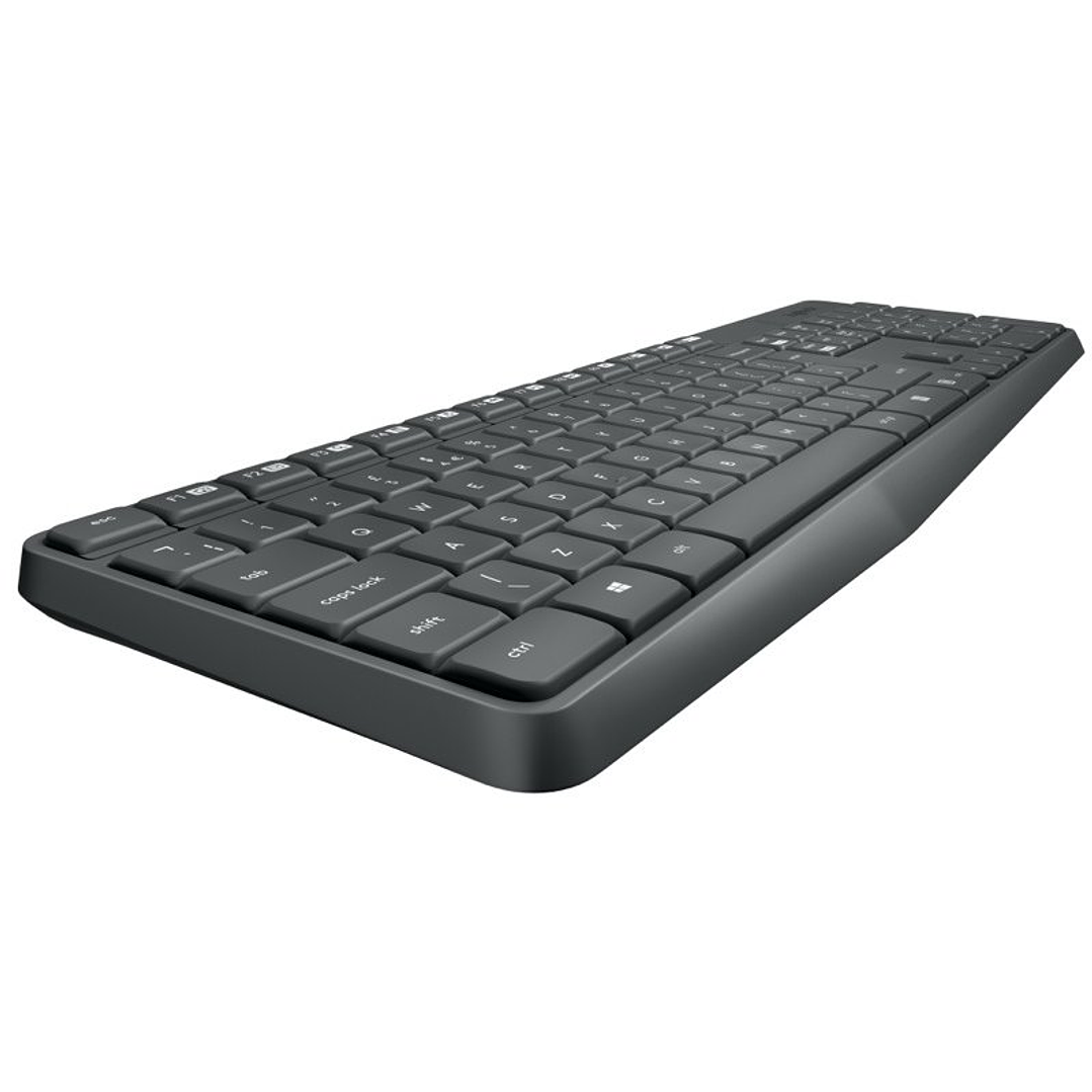 Logitech MK235 Teclado y ratón Inalámbrico Gris 4