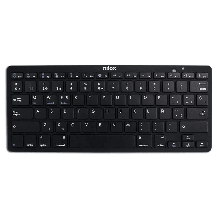 Nilox Teclado NXKB01B Bluetooh, Negro 1