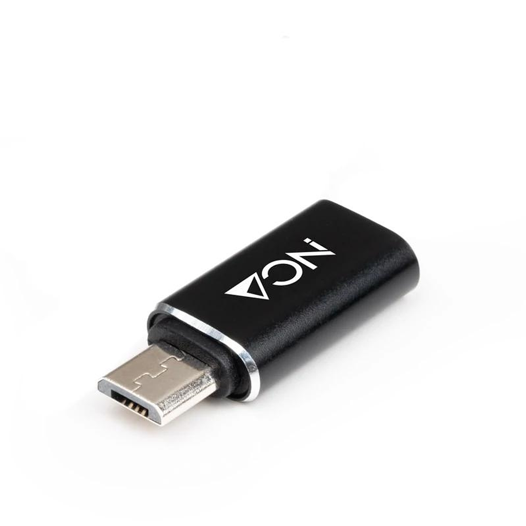Nanocable Adaptador Micro USB/M a USB-C/H Aluminio 1
