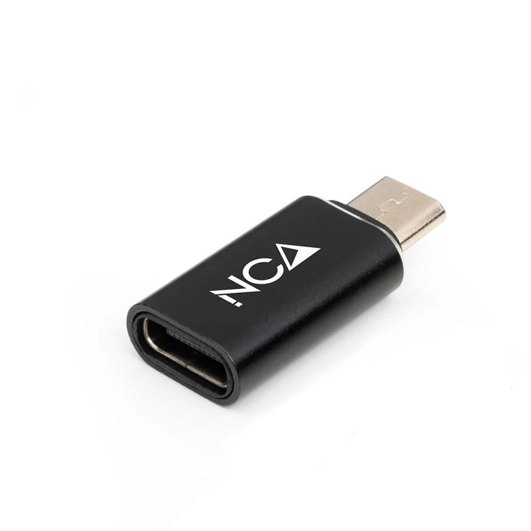 Nanocable Adaptador Micro USB/M a USB-C/H Aluminio 4