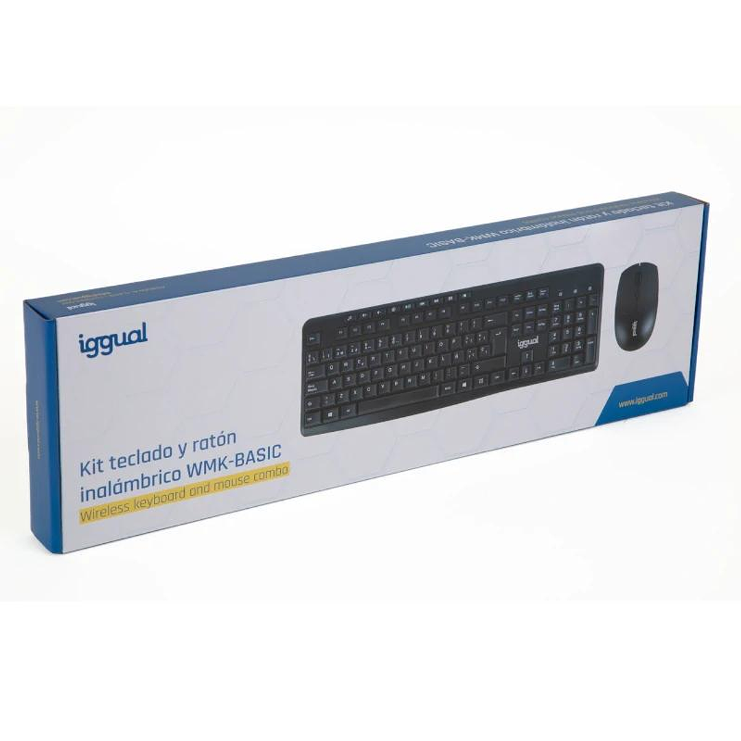 iggual Kit teclado ratón inalámbrico WMK-BASIC 4