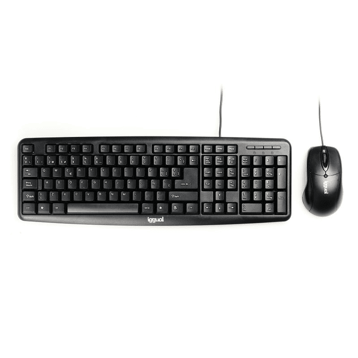 iggual Kit teclado y ratón COM-CK-BASIC negro 1