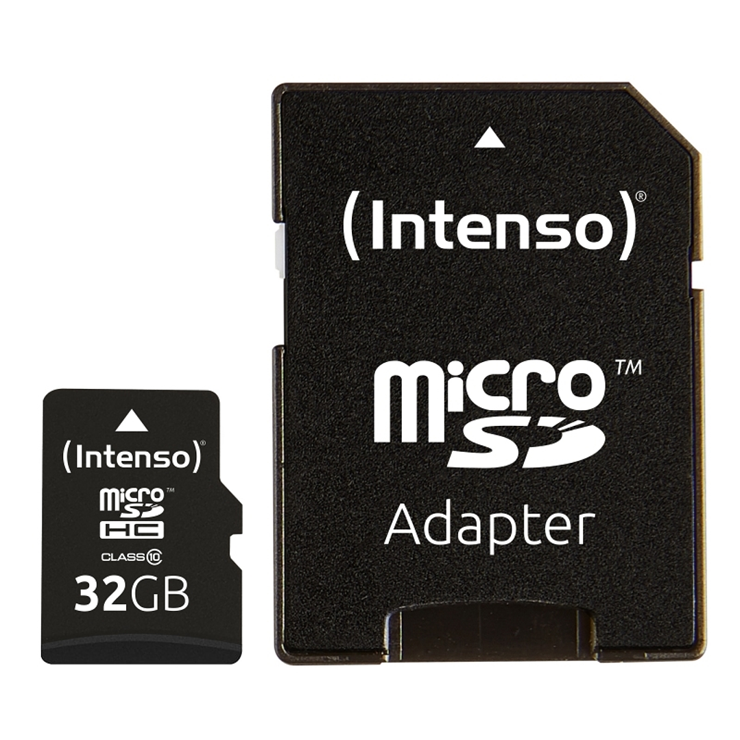 Intenso 3413480 Micro SD clase 10 32GB c/adapt 1