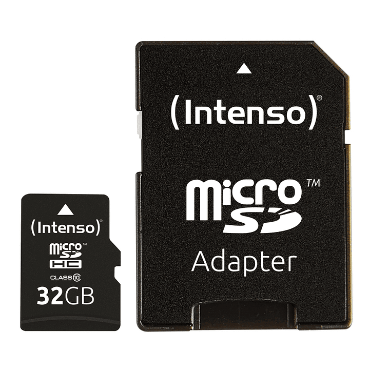 Intenso 3413480 Micro SD clase 10 32GB c/adapt 1