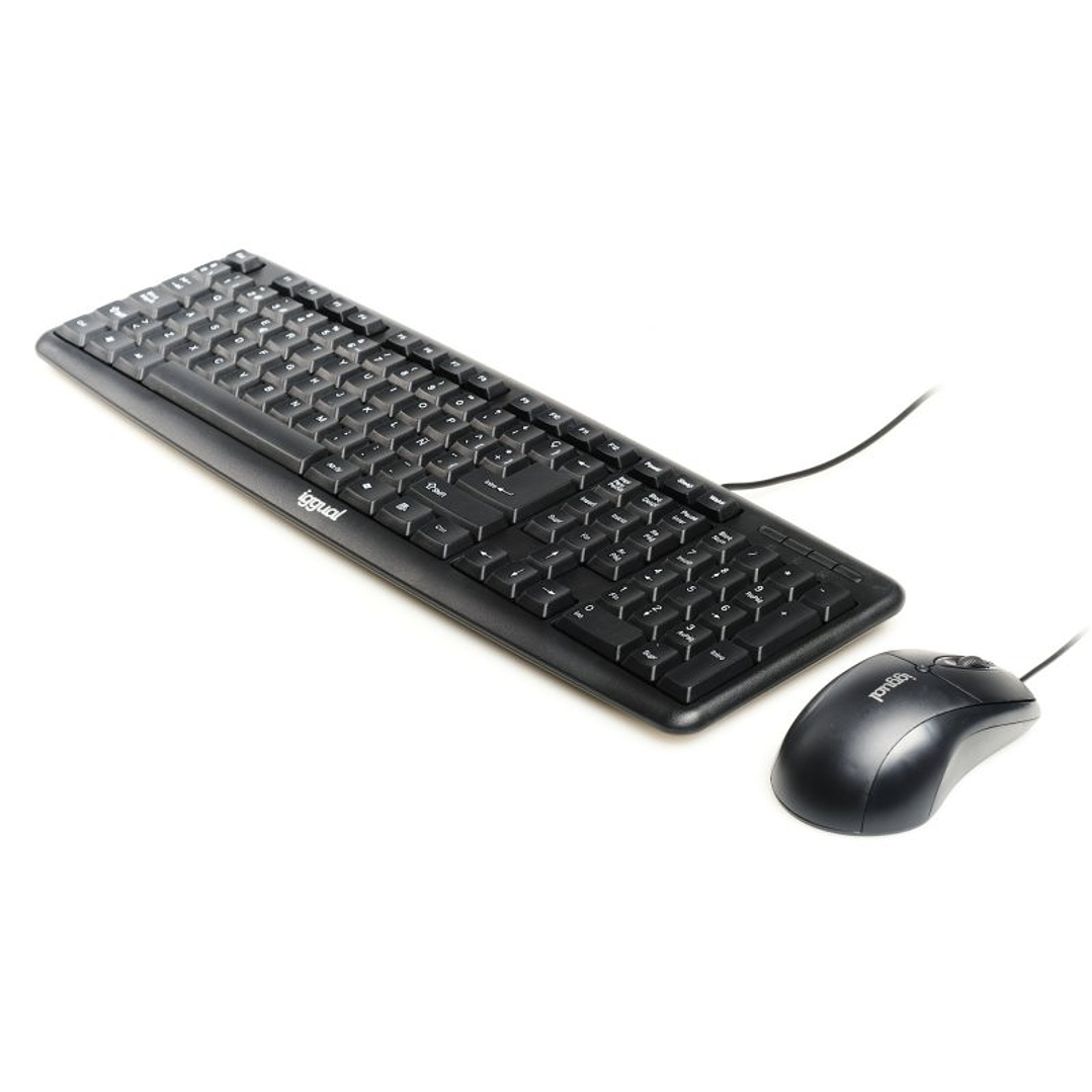 iggual Kit teclado y ratón COM-CK-BASIC negro 3