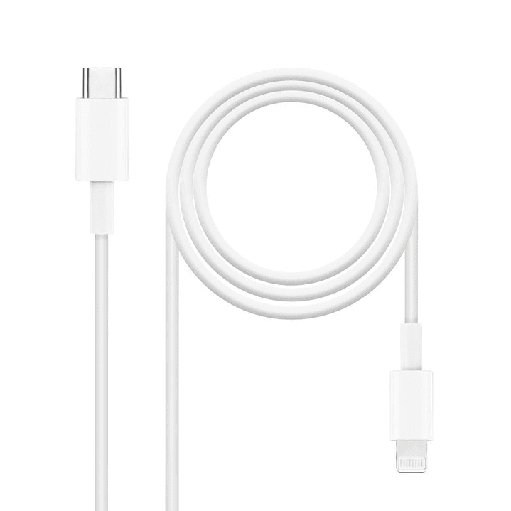 Nanocable Cable Lightning a USB-C 1 metro 1