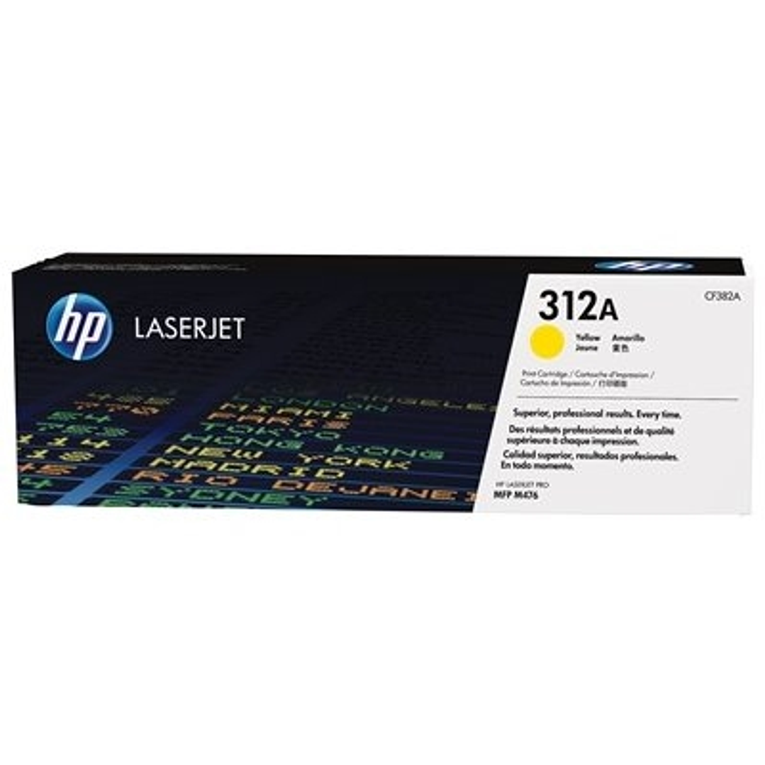 HP Tóner 312A Amarillo 1