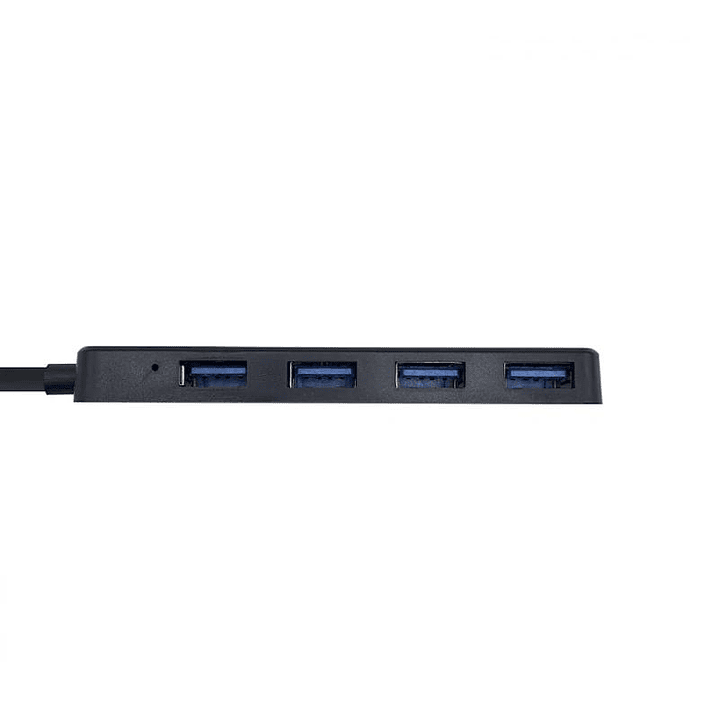 Aisens Hub USB 3.0 tipo A/M-4xtipo A/H negro 30cm 3