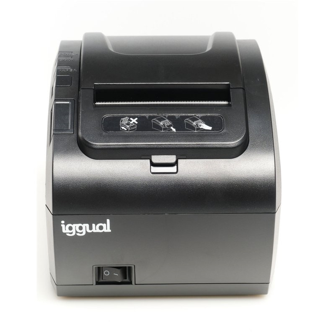 iggual Impresora Térmica TP8002 USB+RS232+Ethernet 1