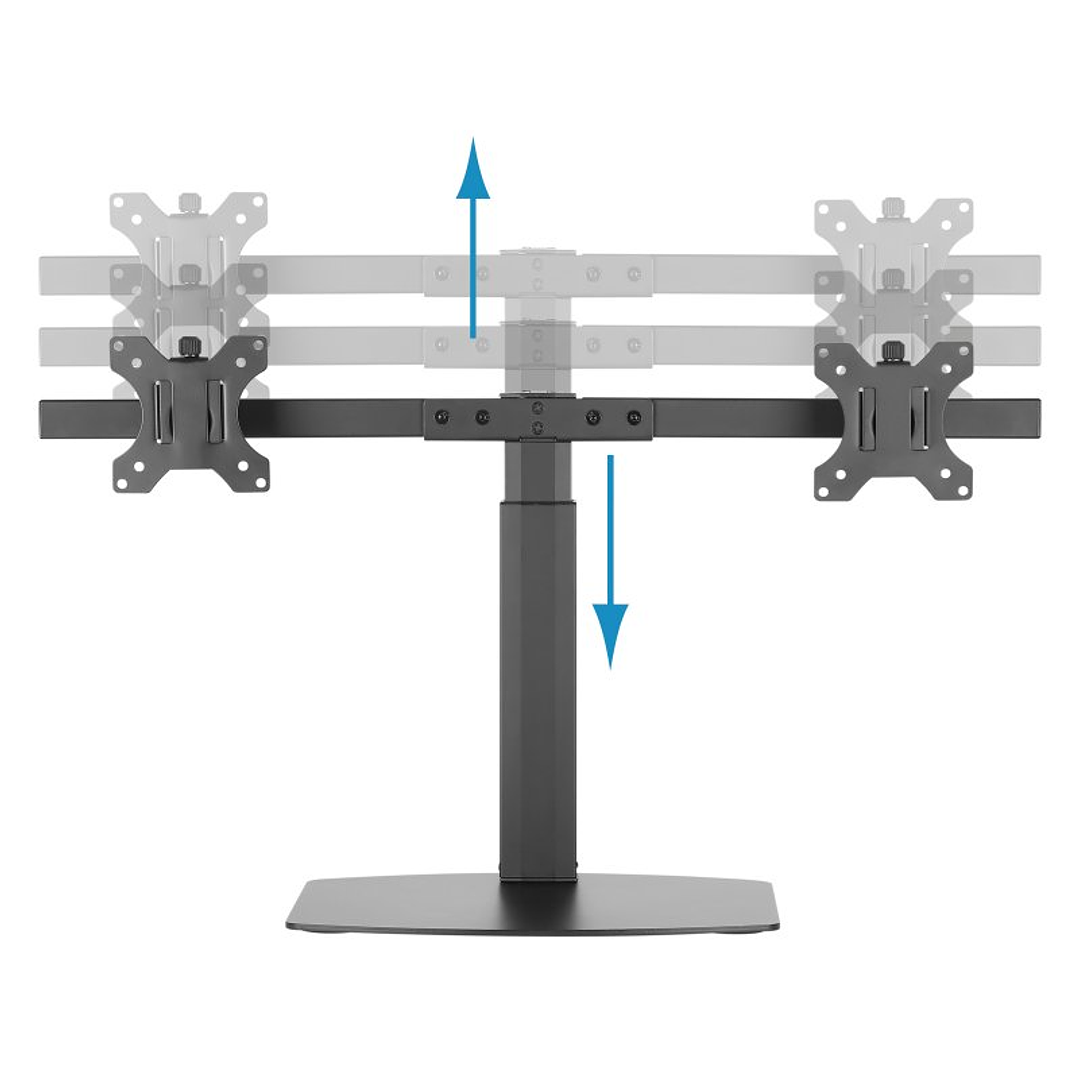 Tooq DB1727TN-B Soporte Monitor Mesa 2Brazos 17-27 2