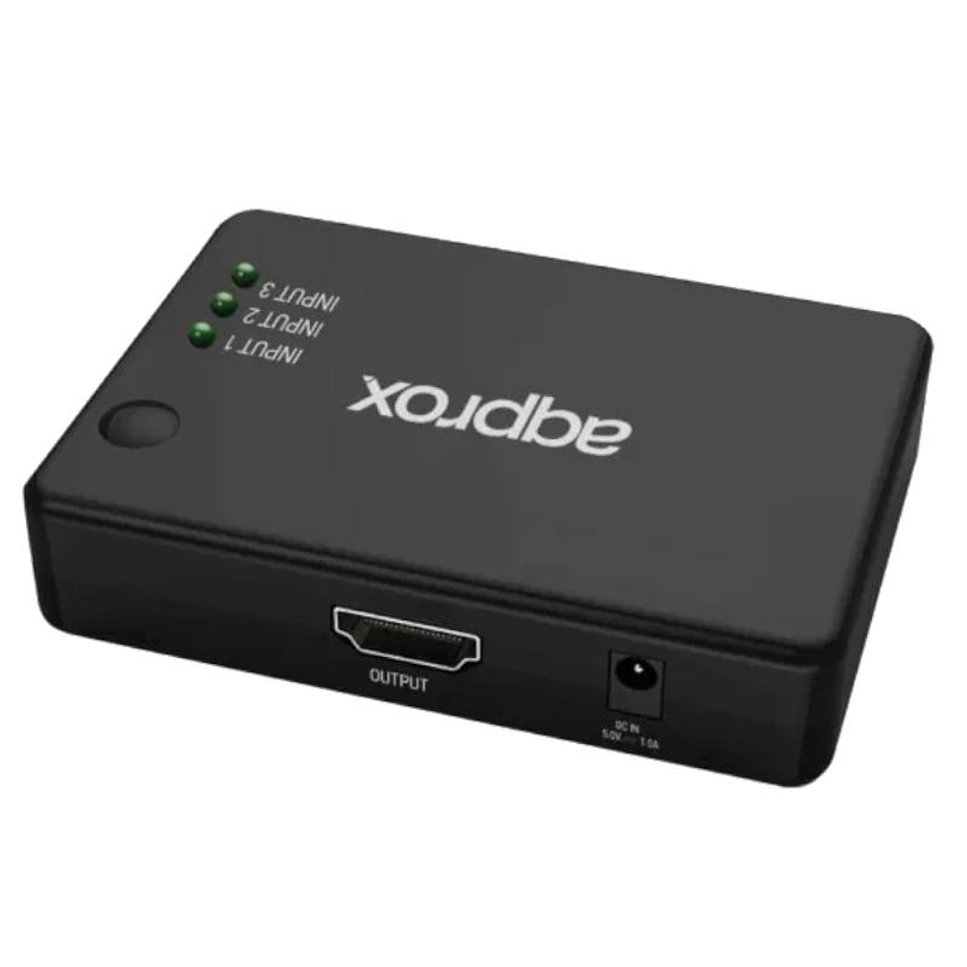 Approx HDMI Switch 4K HDMI 3 Puertos 4K/30HZ 1