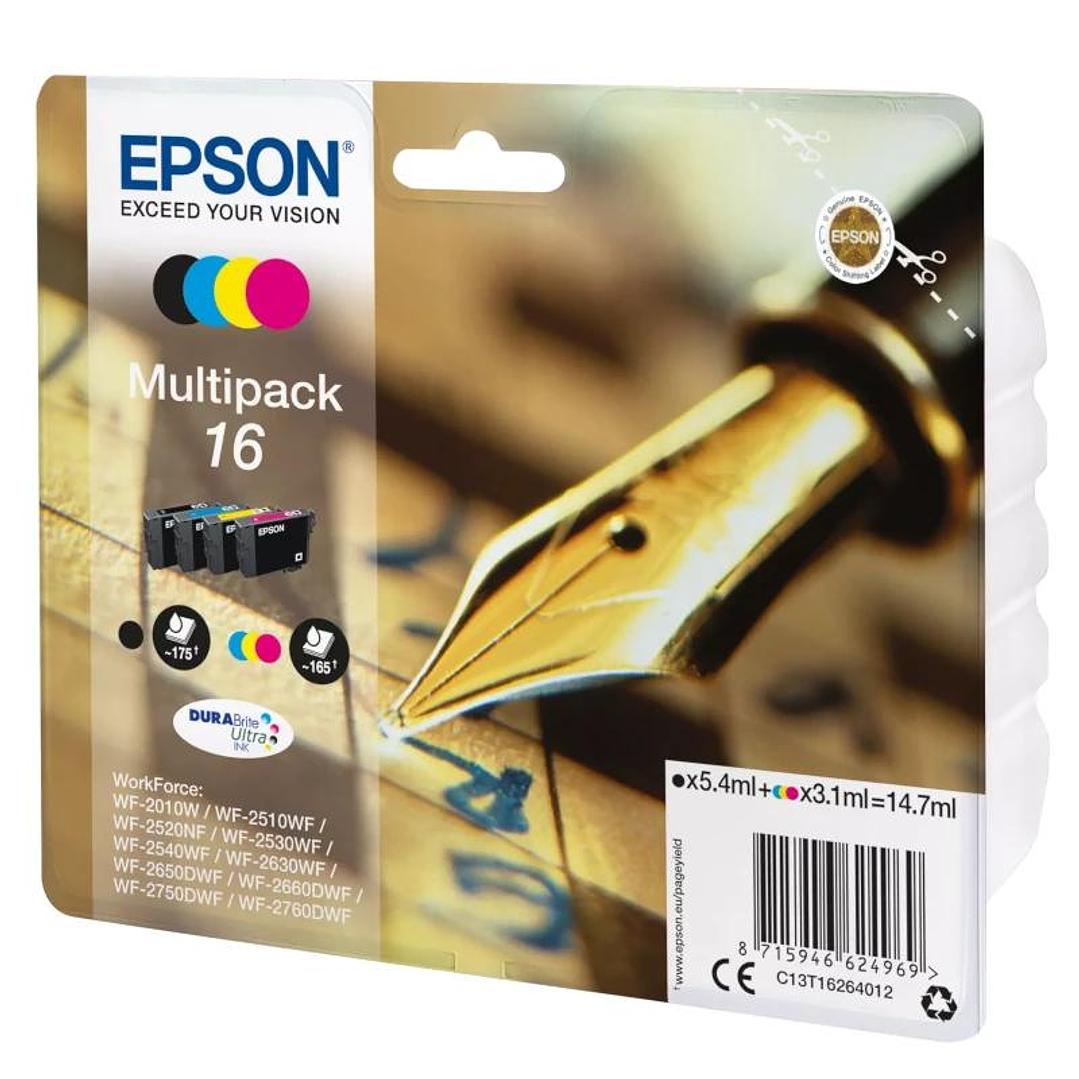 Epson Cartucho Multipack T16 2