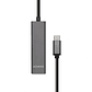 Aisens Hub USB 3.1 USB-C/M-4xTipo A/H gris, 15cm - vignette 1