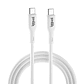 iggual Cable USB-C/USB-C 100 cm blanco Q3.0 3A 60W - Thumbnail 1