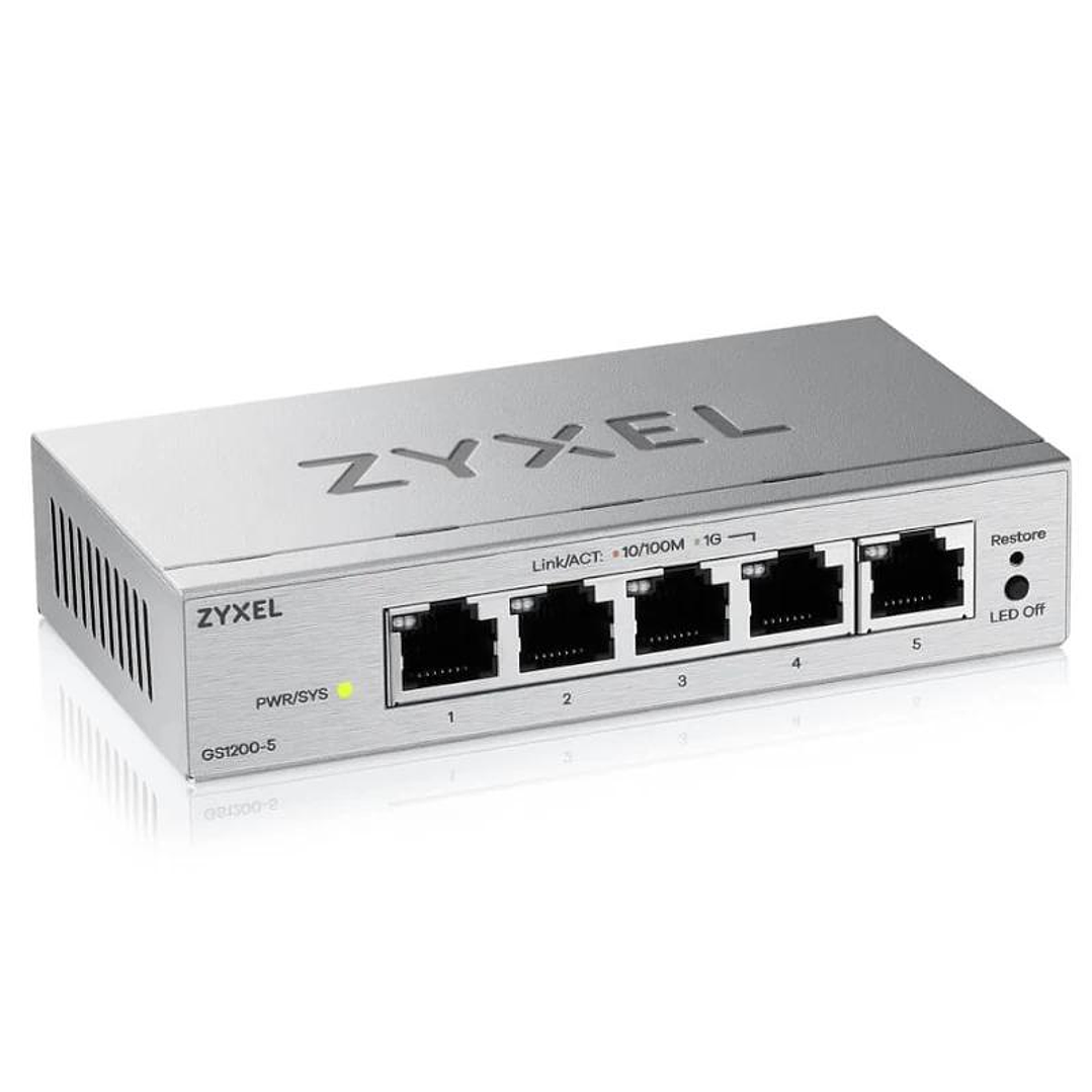 ZyXEL GS1200-5V3 Switch 5xGbE 2