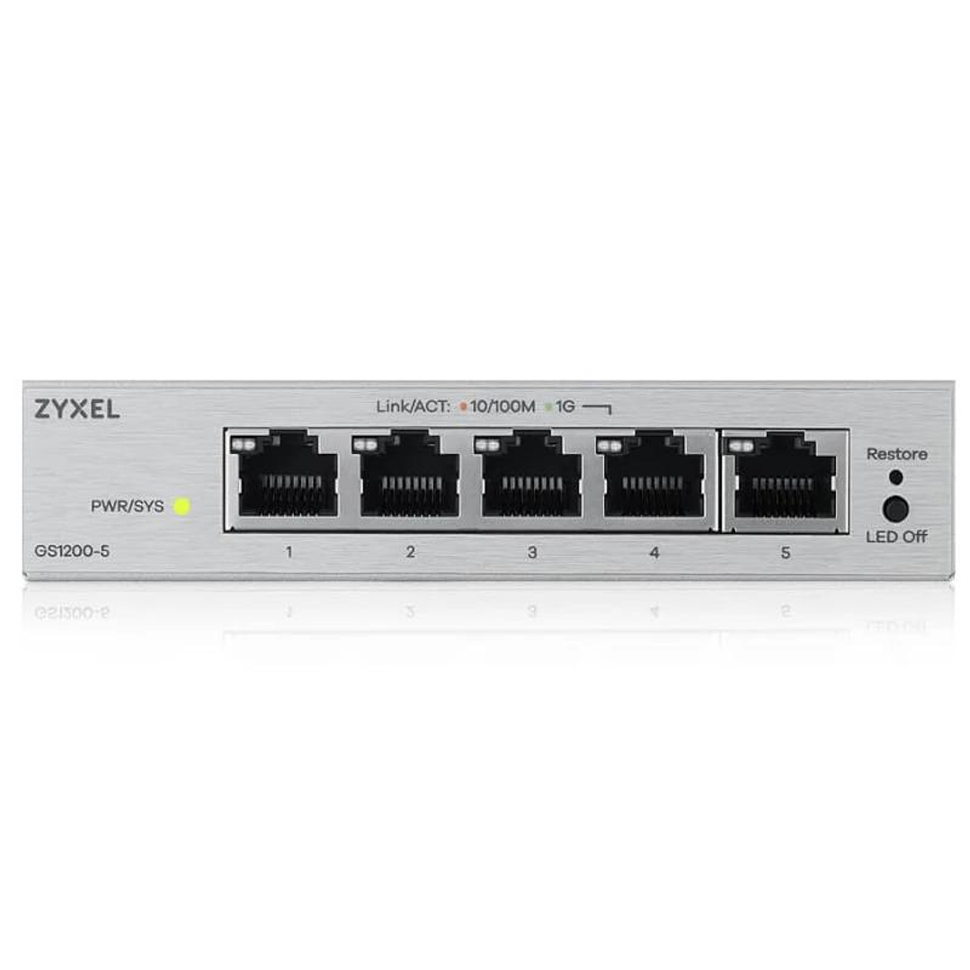 ZyXEL GS1200-5V3 Switch 5xGbE 3