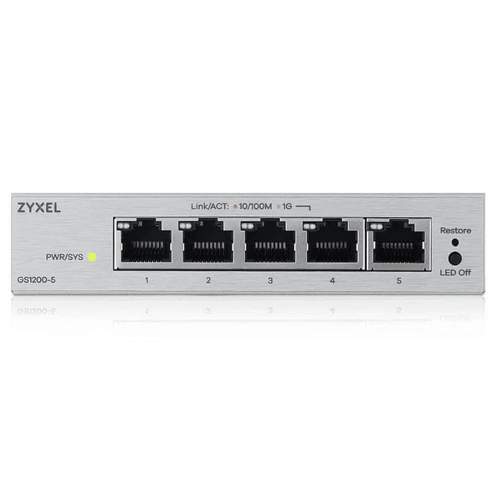 ZyXEL GS1200-5V3 Switch 5xGbE 3