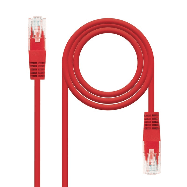 Nanocable Latiguillo RJ45 CAT.6 UTP Rojo, 3.0 M 1