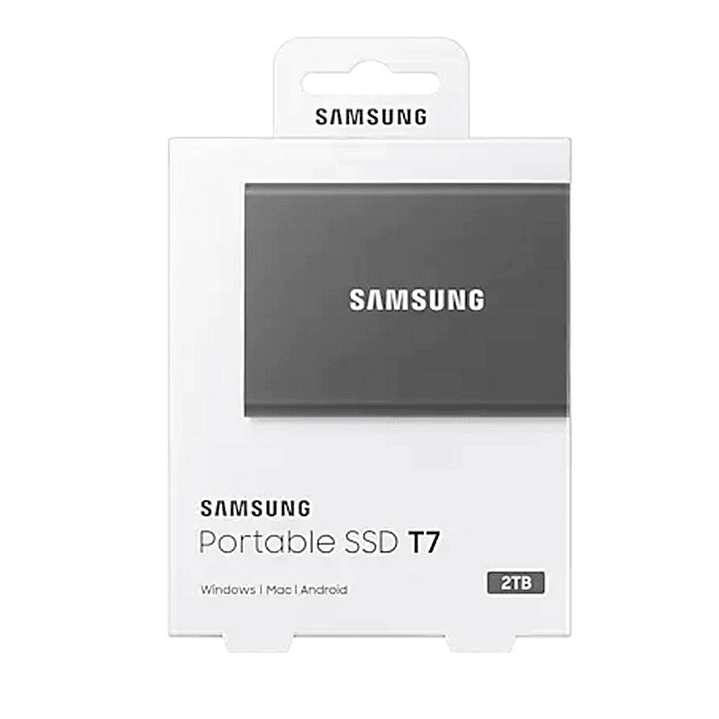 Samsung T7 SSD Externo 2TB NVMe USB 3.2  Gris 4
