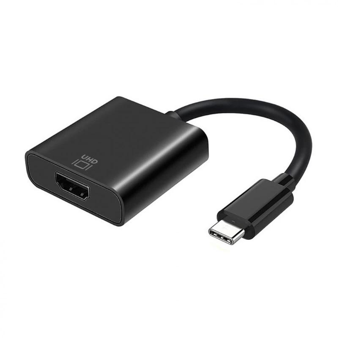 Aisens Conversor USB-C/M a HDMI/H 4K Negro 15Cm 1